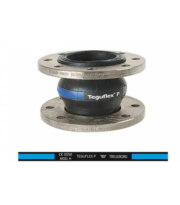 Компенсатор за абразивни материали с въртящ фланец Teguflex P Blue