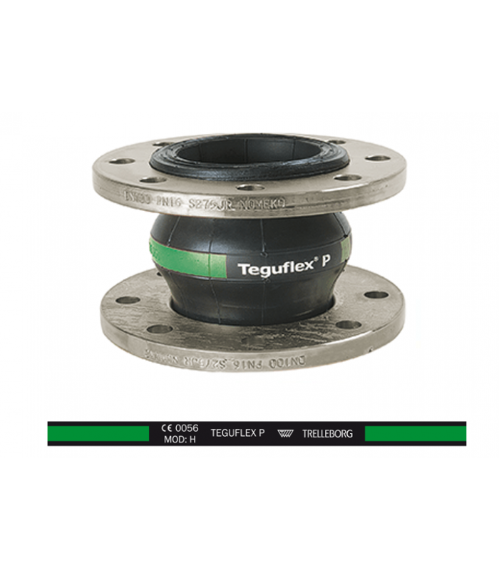 Компенсатор за химически продукти с въртящ фланец Teguflex P Green