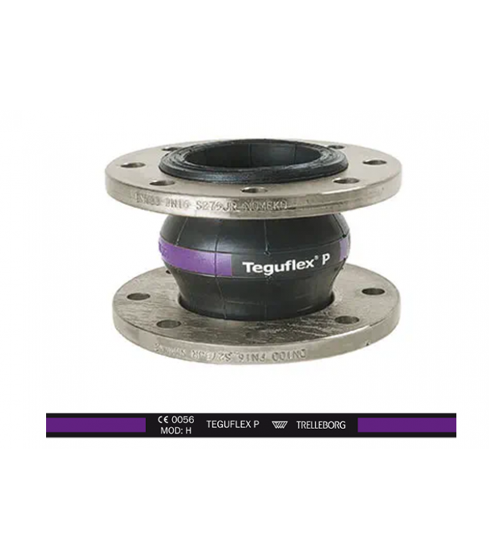 Компенсатор за химически продукти с въртящ фланец Teguflex P Purple